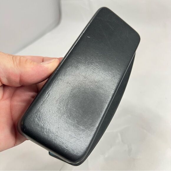 Ted Baker London Black Hard Shell Glass Case Turquoise Velvet Interior C… - Picture 4 of 5